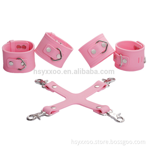 2017 New SM Bondage Silicone Lockable Hog-Tie System